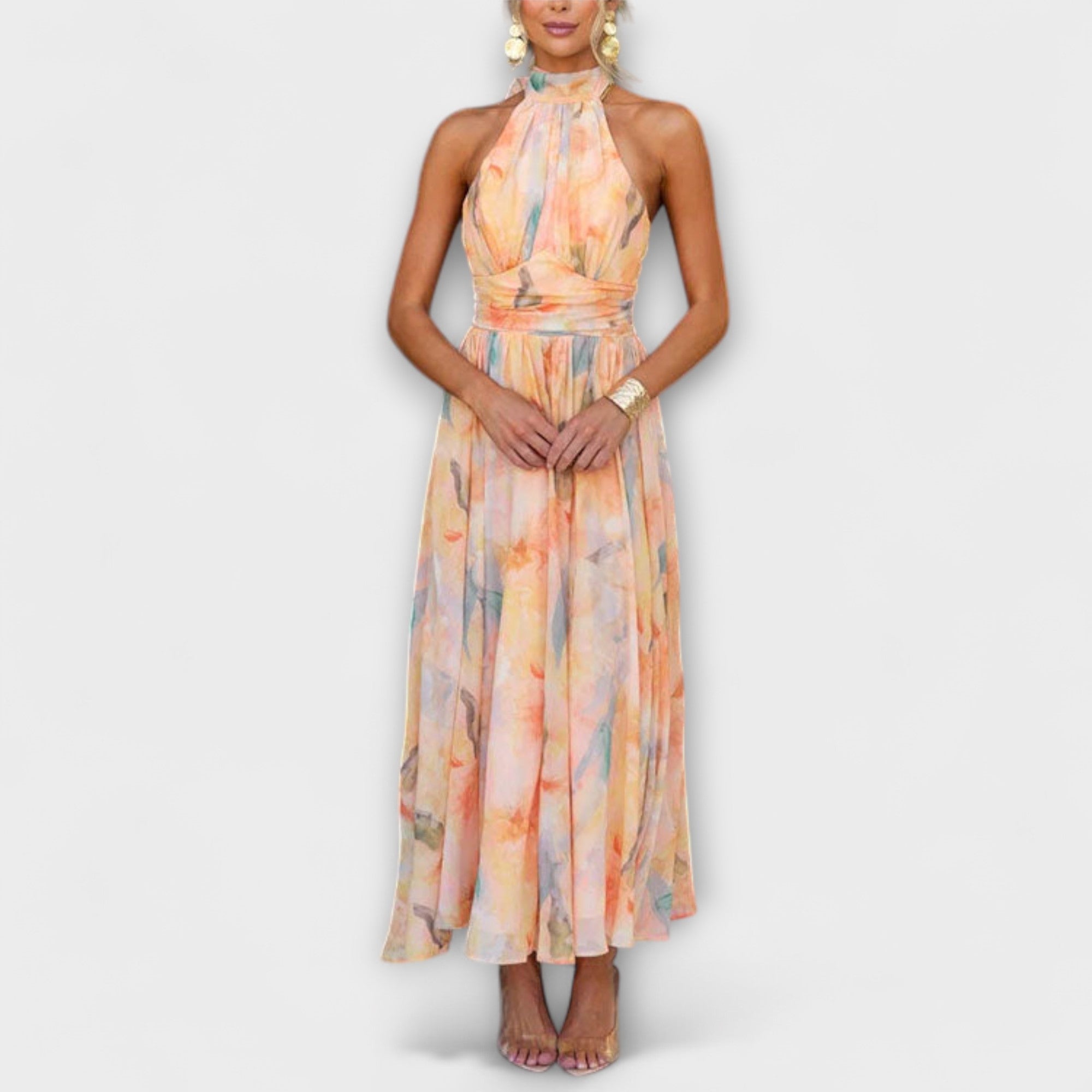 Boitumelo – Halter Neck Maxi Dress