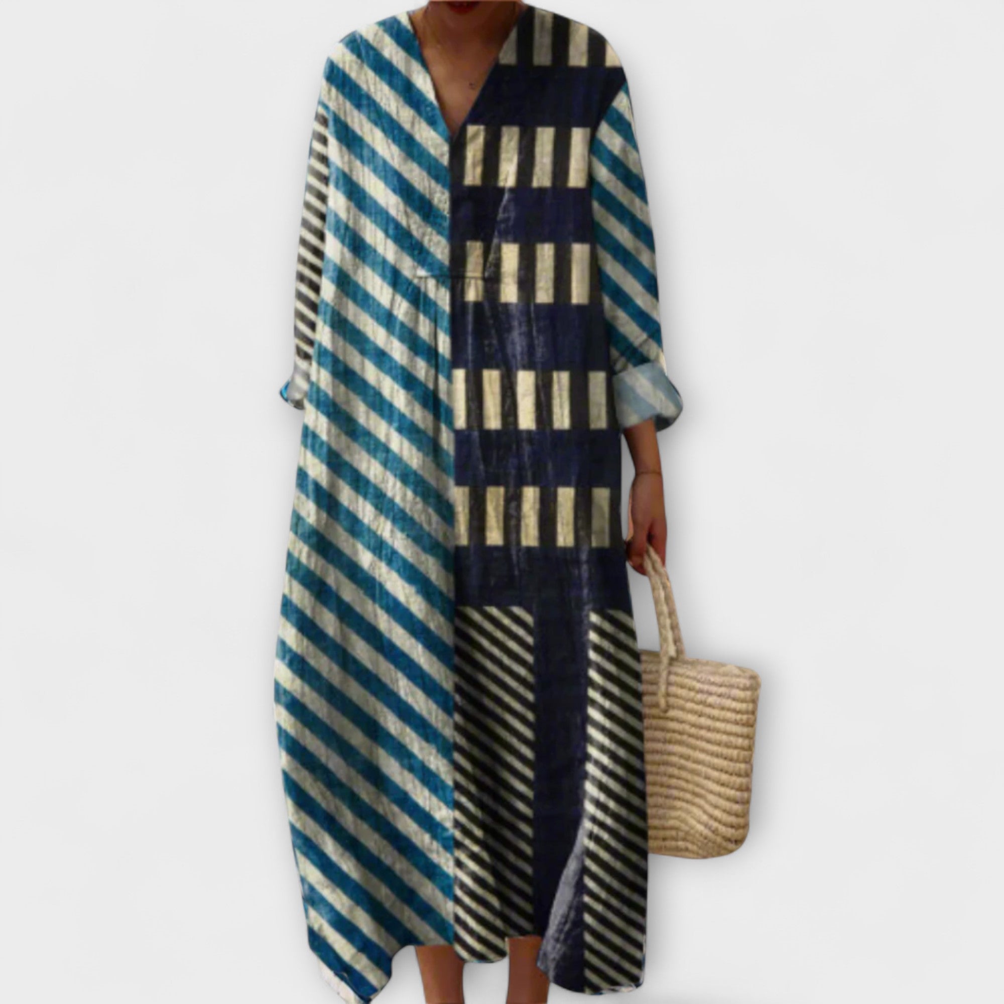 Elissa – Elegant Geometric Dress