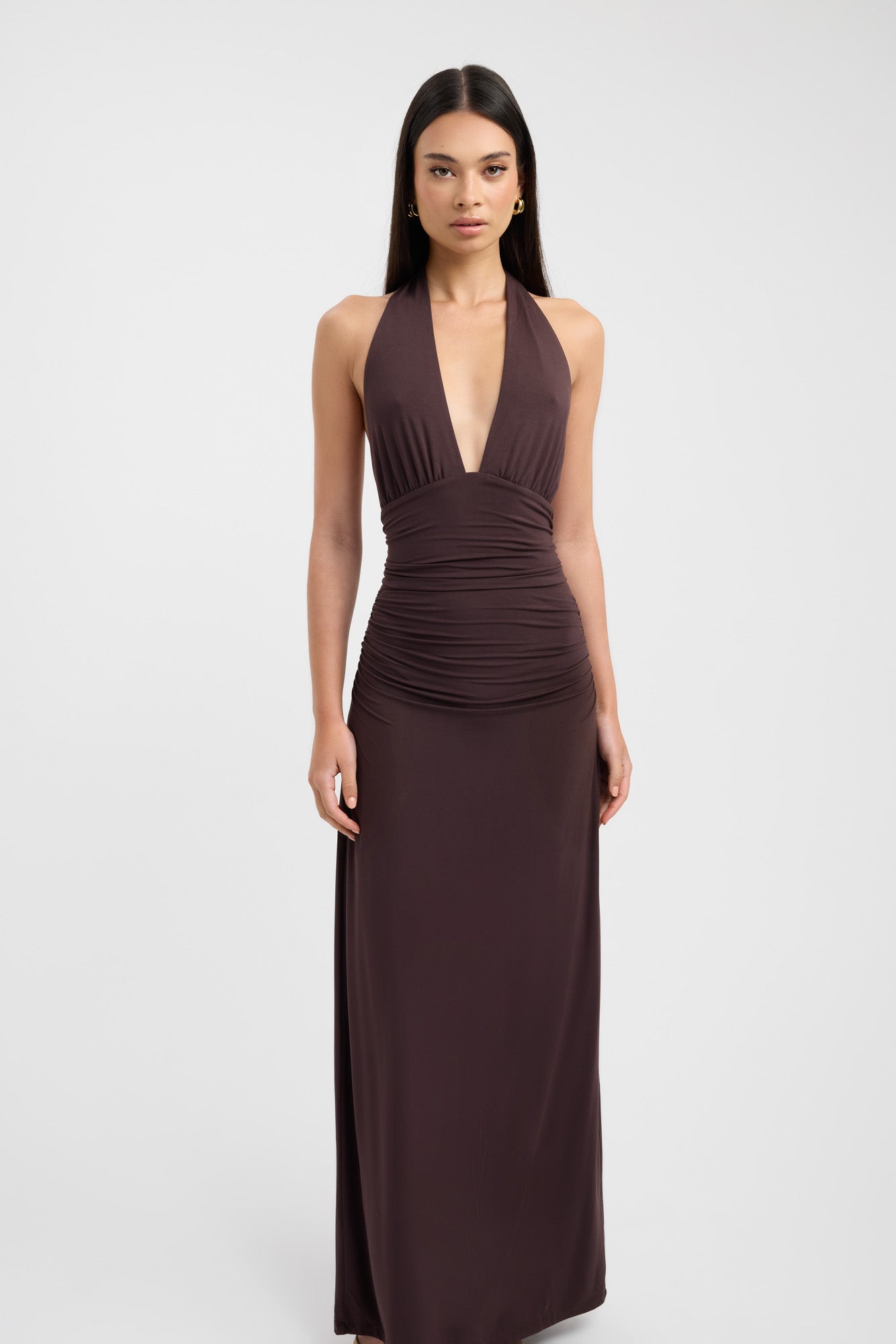 Lerato – Elegant Halter Neck Maxi Dress