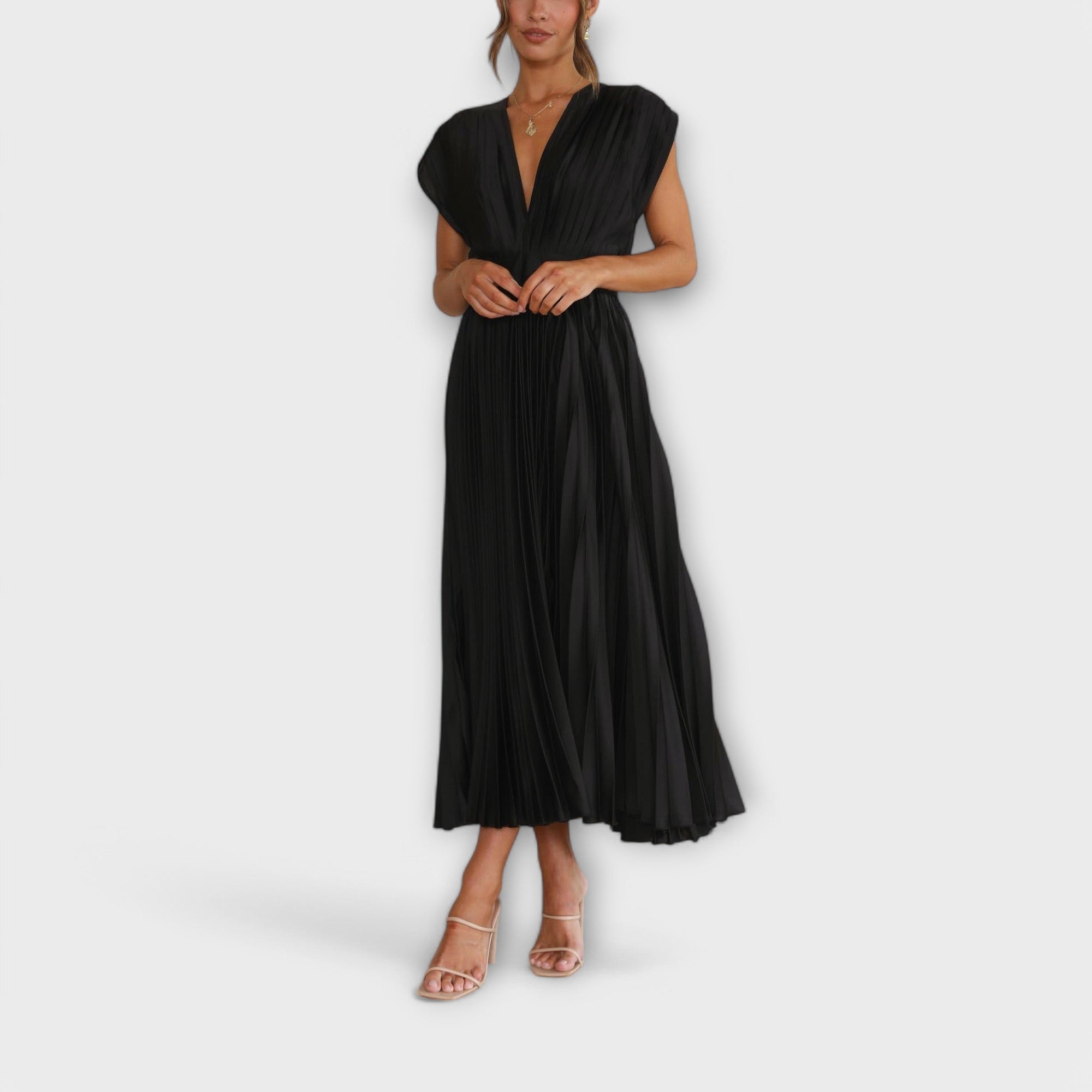 Stylish Pleated Dress