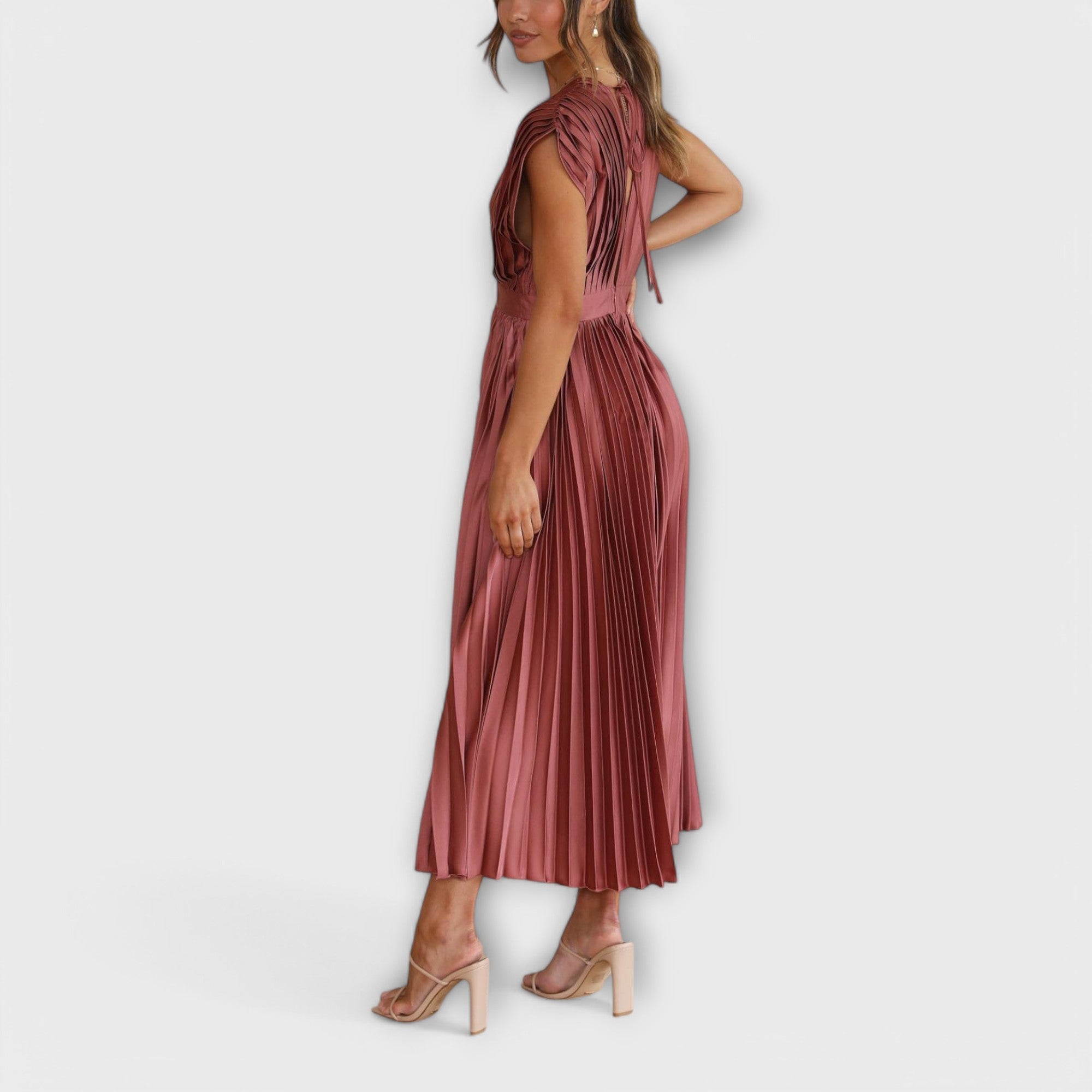 Stylish Pleated Dress