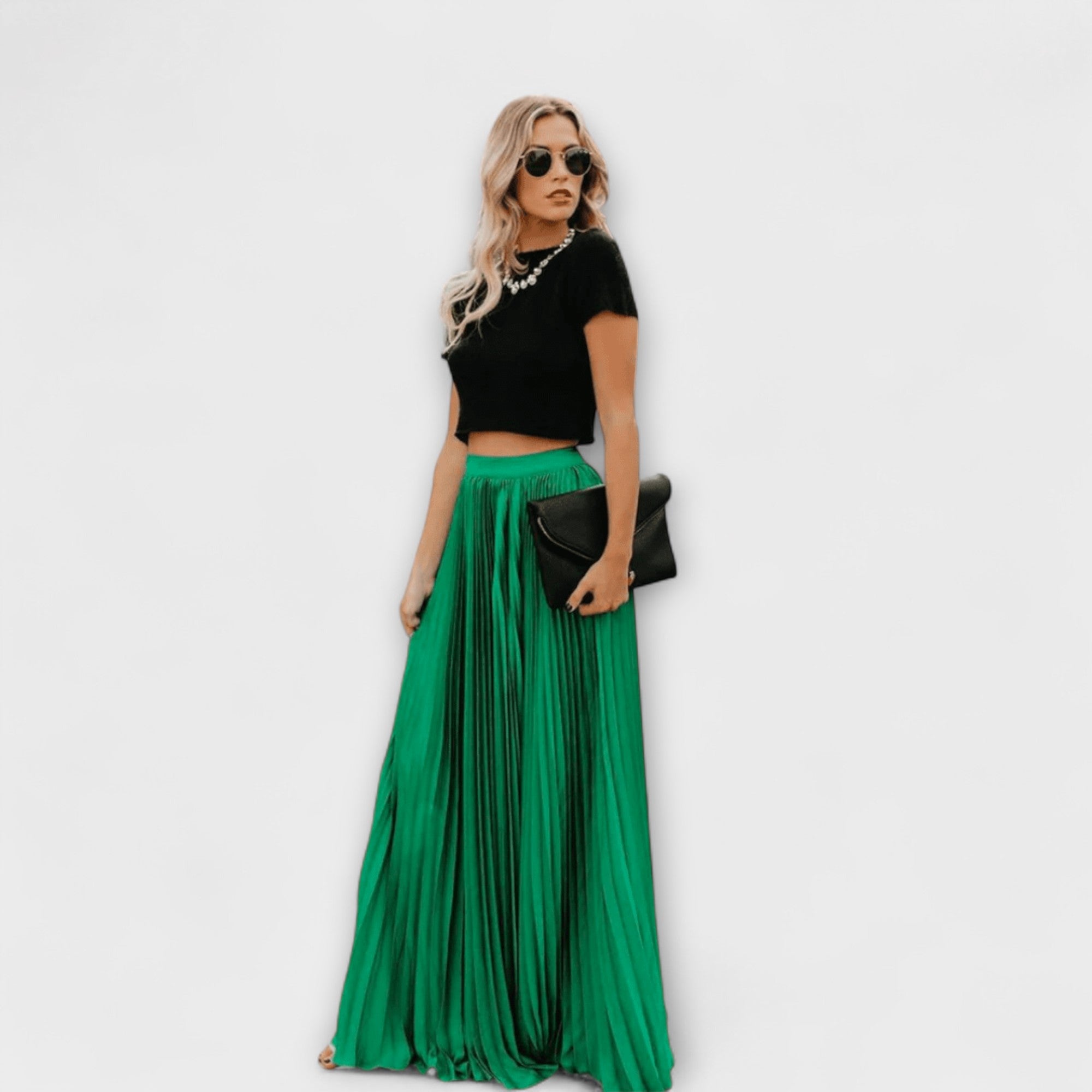 Ephersyn – Pleated Maxi Skirt