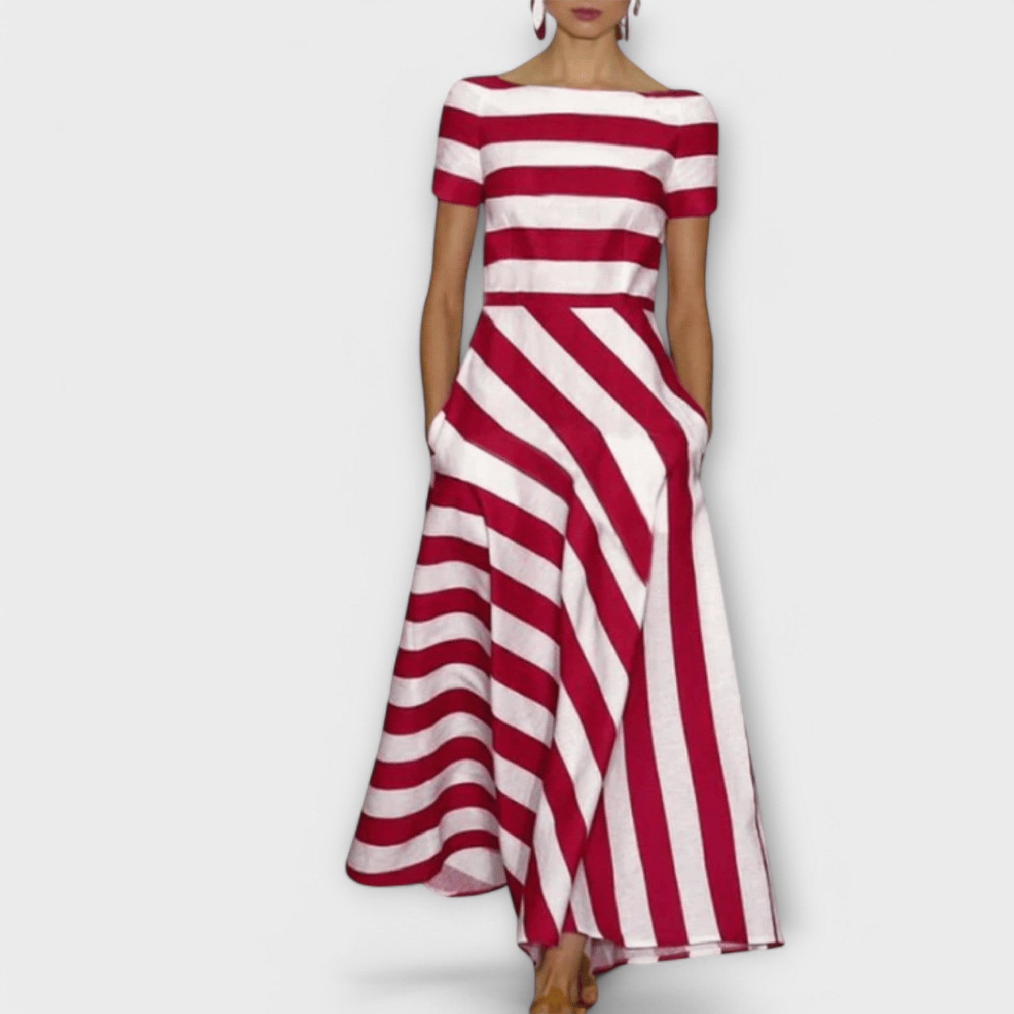 Thandi – Striped Maxi Dress