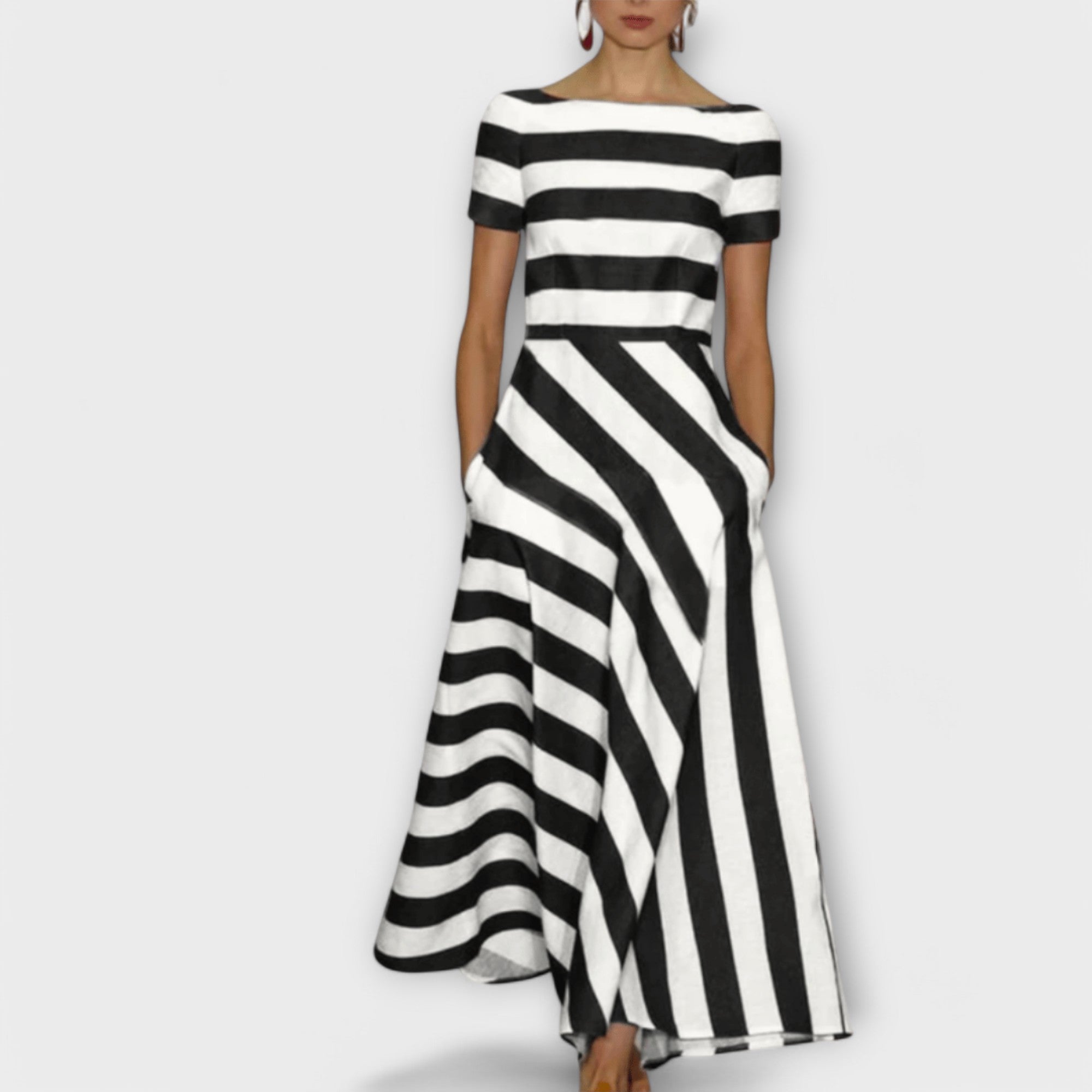 Thandi – Striped Maxi Dress