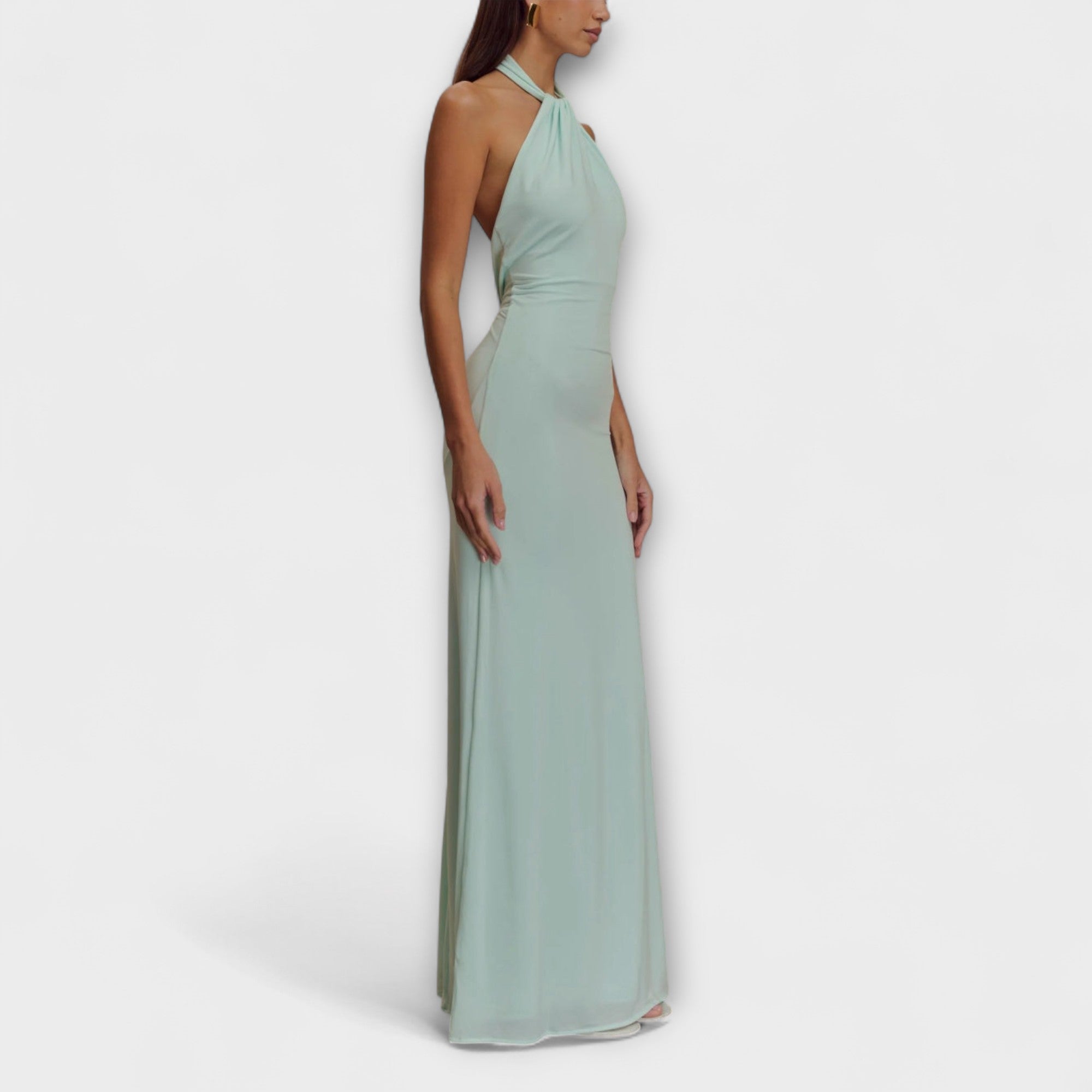 Lagune – Slinky Halter Maxi Dress