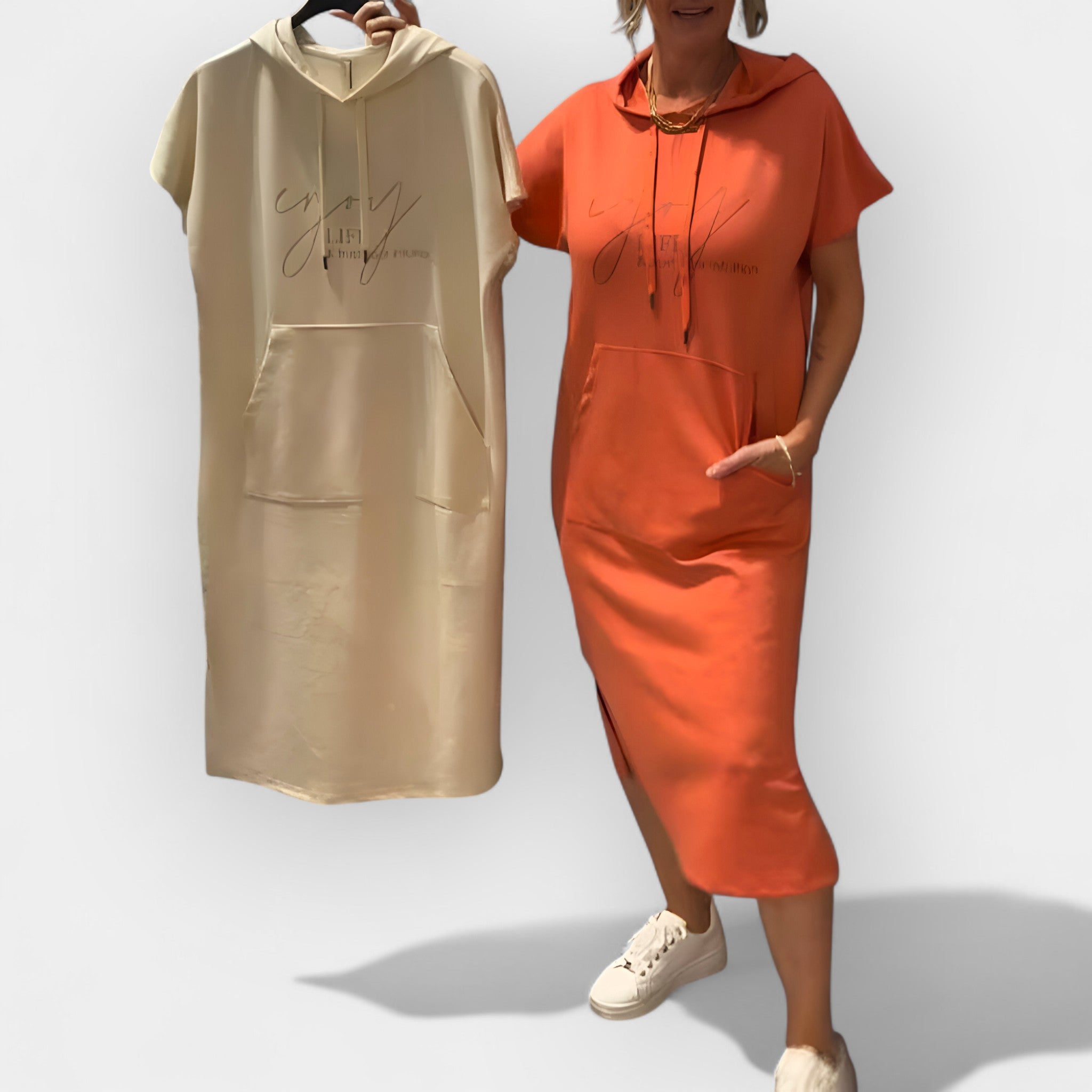 Tamara – Casual Dress with Hood