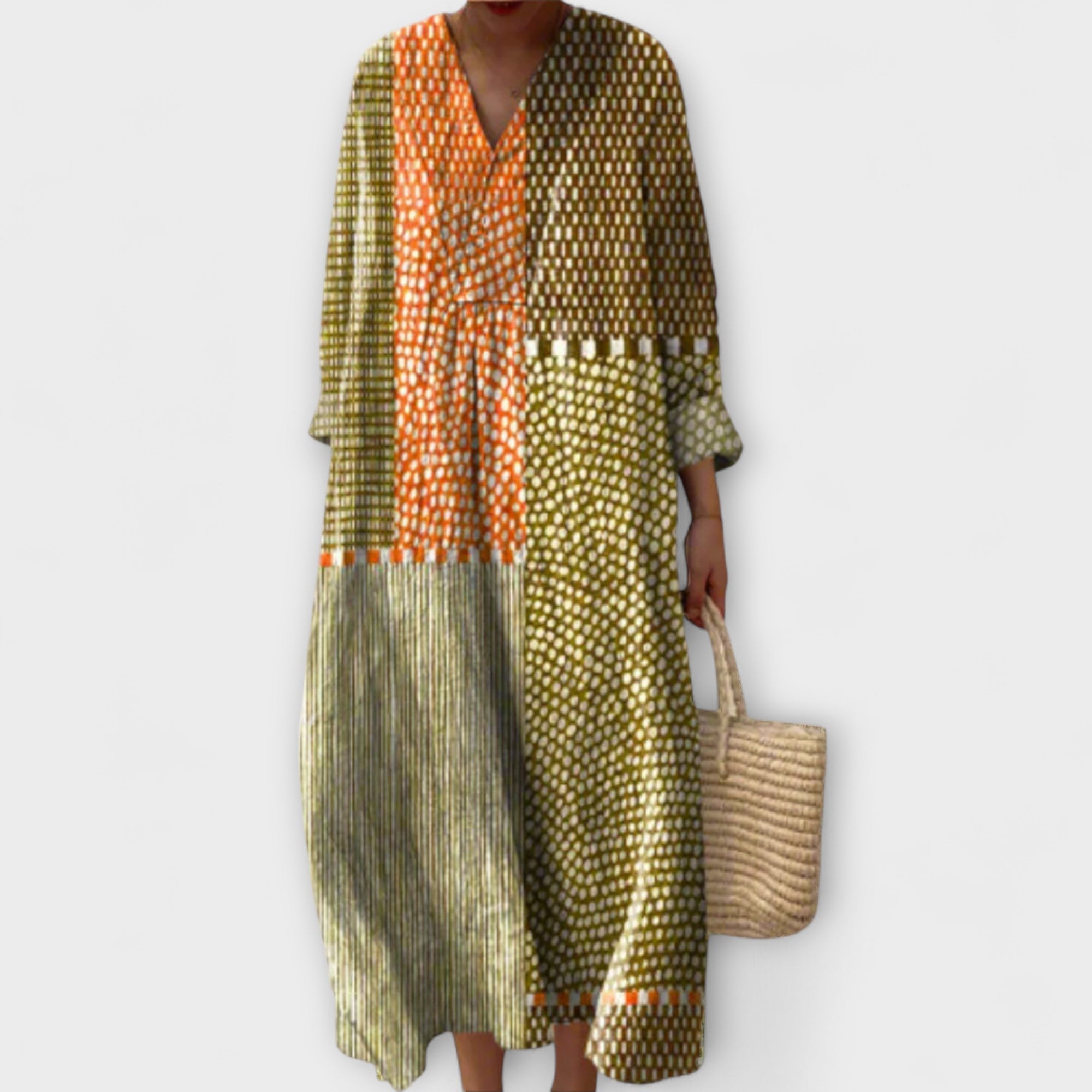 Gia – Elegant Geometric Dress